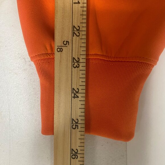 F&G Tech Sweatshirt Mens M Orange Golf Athleisure Sports Active Training Shirt - Picture 9 of 11